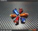 Hawk TX Switch Knobs Cap Orange Long V2 (2pcs, Fit All Brand TX)